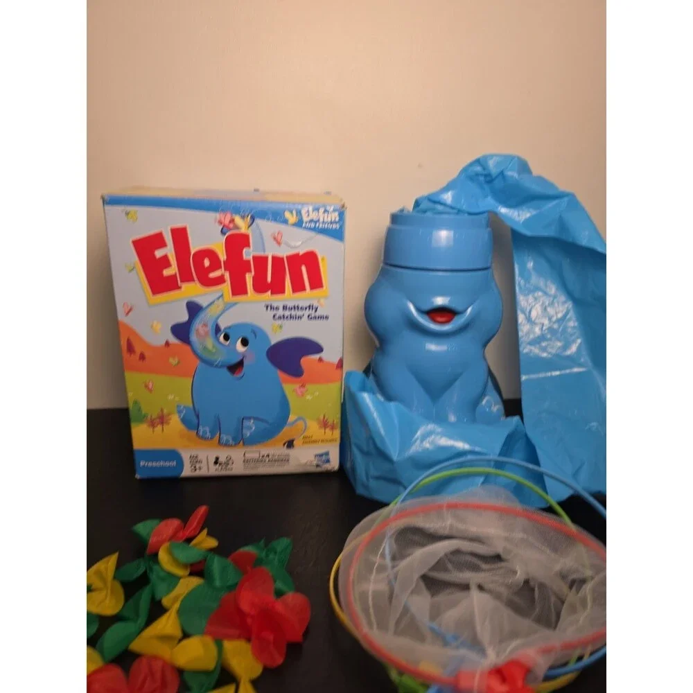 Hasbro Elefun Butterfly Catching Game 2008 Tested Working Read Vintage